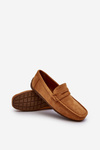 Mokasyny Męskie Zamsz Camel Wesley ZX549