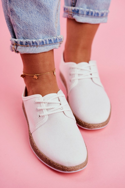 Women's Espadrilles Big Star White FF276043