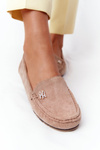 Women's Suede Loafers Light Brown Madelyn