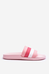 Women's Striped Slippers pink Vision