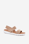 Classic Women's Slip-On Sandals Beige Felira