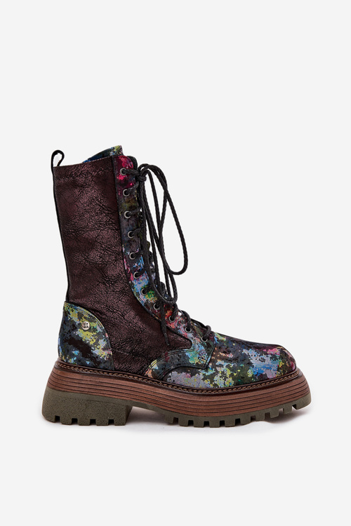 Women's Leather Workery Maciejka 06203-39 Multicolor