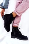 Classic Tiered Boots Black Melome