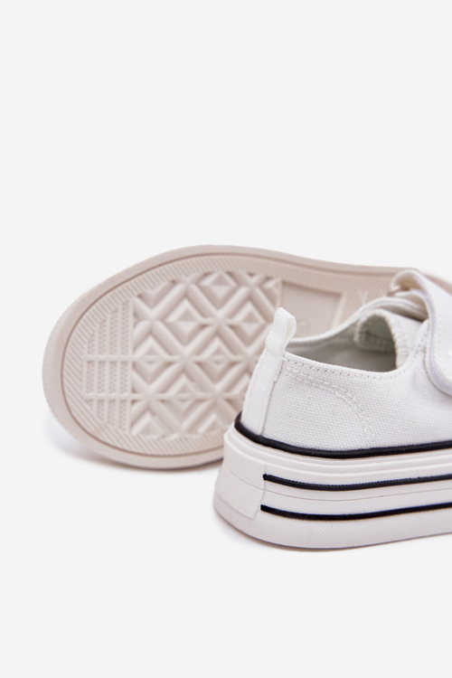 Girls Sneakers With Teddy Bear White Solena