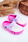 Children's Shoes Foam Slides Pink Ponies Pony