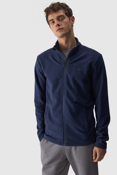 Men's Regular Polar With Collar 4F Navy Blue 4FWMM00TFLEM289-31S