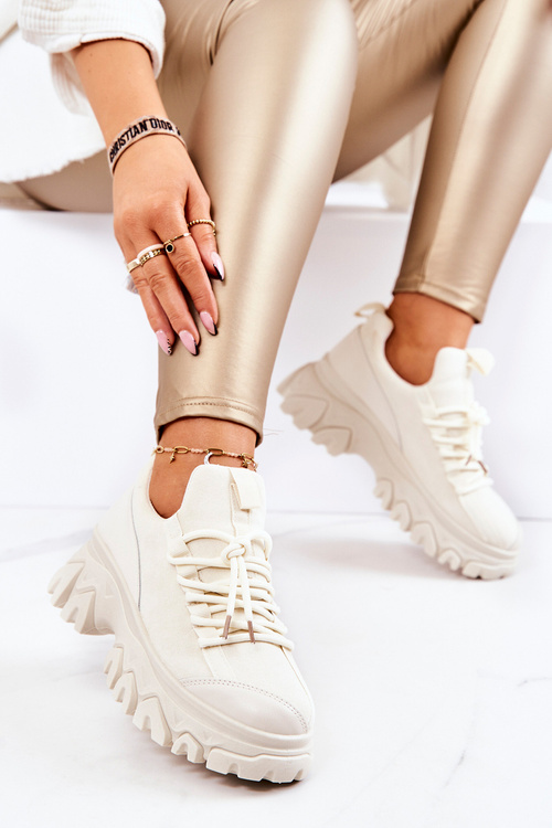 Women’s Sport Shoes Sneakers Light Beige Miles