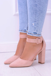 Women's Stiletto pumps Suede Pink Harinta