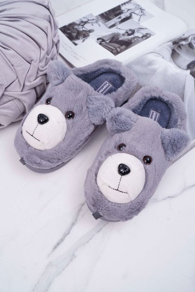 Ladies' Tootsie Fleece Teddy Bear Grey