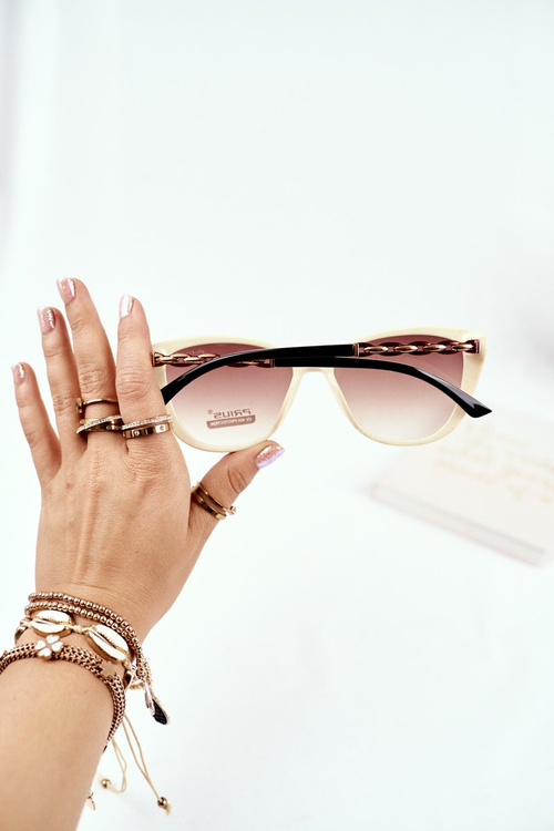 Women's Sunglasses Prius PR-V32 Black Beige Gradient