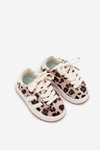 Sports Shoes Sneakers Kids Leopard Beige Amelle