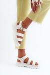 Women's Sandals on Chunky Sole White Nicarda