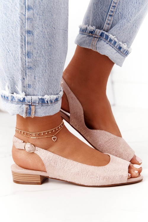 Suede Sandals Sergio Leone SK807 Pink