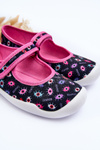 Girl's Ballet Flats Befado 114Y518 Navy-Pink