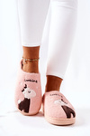 Reindeer Warming Slippers Light Pink Jilly