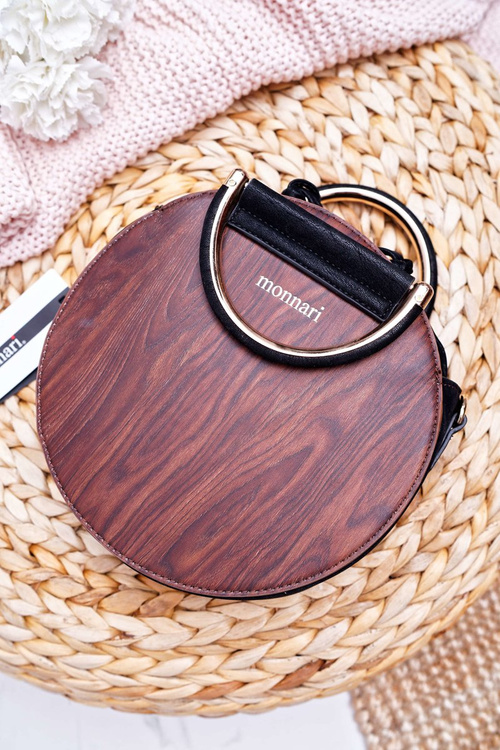 Women's Round Handbag Monnari Brown and Black BAG9340-017