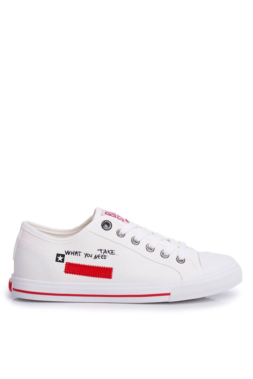Trampki Klasyczne Niskie BIG STAR Białe FF274079
