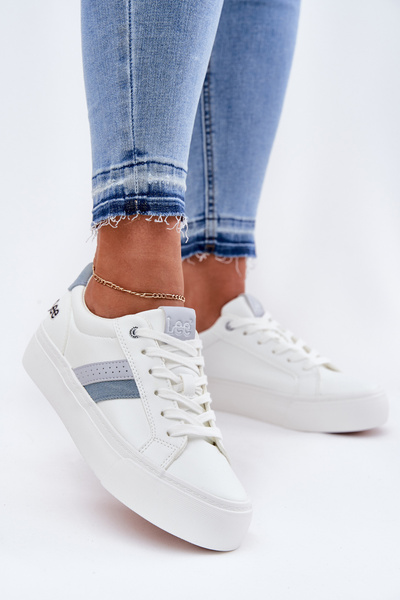 Damskie Sneakersy Białe LEE LAYLA WOMEN LOW 50251003