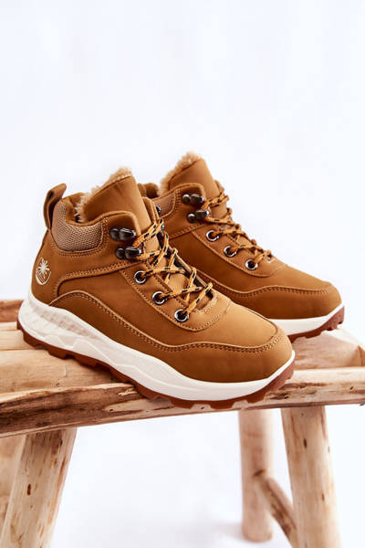 Children's Warm Boots Trappers Camel Otto