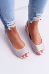 Women's Flat Heel Sandals Sergio Leone SK809 Pink Skaldo