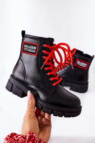 Children's Boots Shiny Black Fincastle