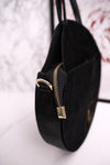 Round Handbag With Detachable Strap LAURA BIAGGI Black