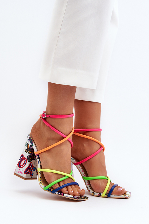 Fashionable High Heel Sandals Multicolour Josette