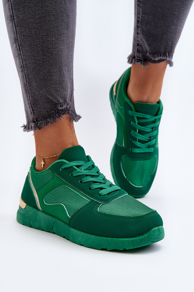 Buty Sportowe Sneakersy Damskie Zielone Kleffaria TA-231