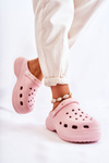 Women's Foam Slippers Crocs Pink Coline