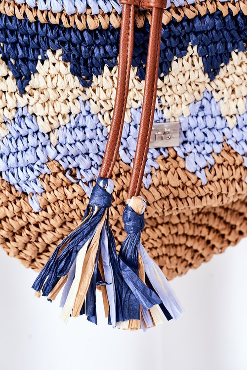 Braided Messenger Bag NOBO XK0430 Navy Blue