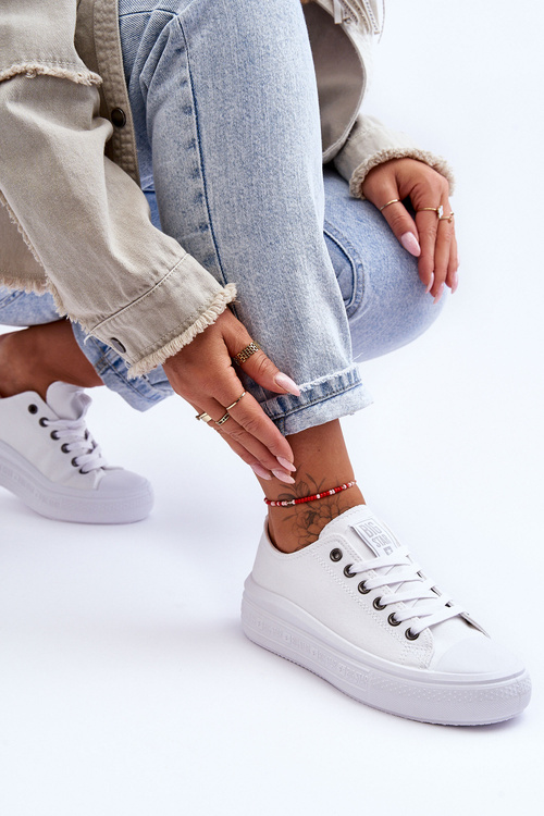 Women's Platform Trainers Big Star LL274A177 White