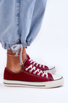 Classic Low Women's Sneakers Burgunde Vegas