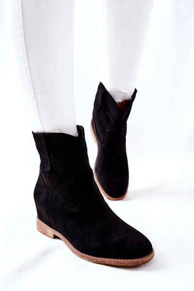 Women’s Boots Suede Black Polon
