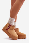 Women's Snow Boots On Platform Insulated Camel Lomessa