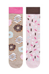 Women's SOXO Good Stuff "out of pair" Donuts Socks