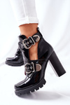 Women’s Ankle Boots Shiny Black Bramshall