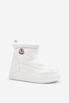 Women's Slip-on Snow Boots Platform White Gattea