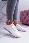 Women's Sneakers White Grey Strap Nigrid