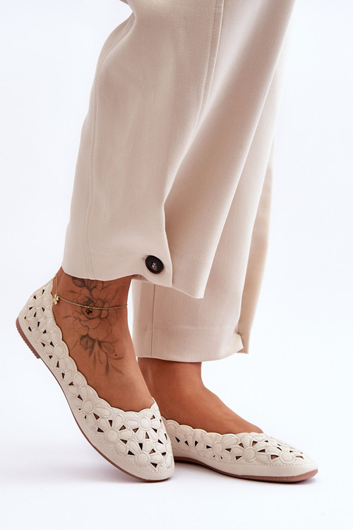 Women's Glittery Lace-Ups Beige Visionary