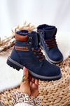 Children's Boots Insulated Navy Graves