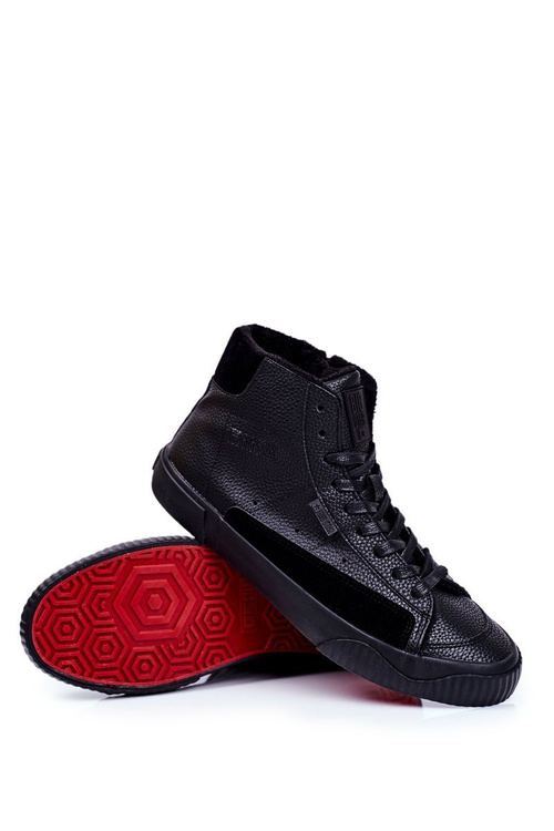 Men's Sneakers High Big Star Black GG174141