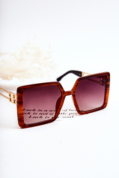 Square Sunglasses V130042 Brown