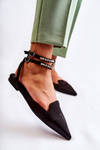 Women's Sandals With Spitz Toe Black Amisha