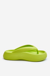 Women's Foam Flip Flops Neon Yellow Roux