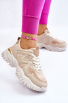 Classic Sport Platform Shoes Beige Bowie