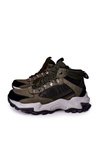 Buty Trekkingowe Skórzane Wiązane Big Star Khaki II174202