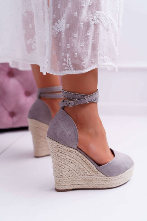 Women's Flaxen Grey Canterola Platform Sandals