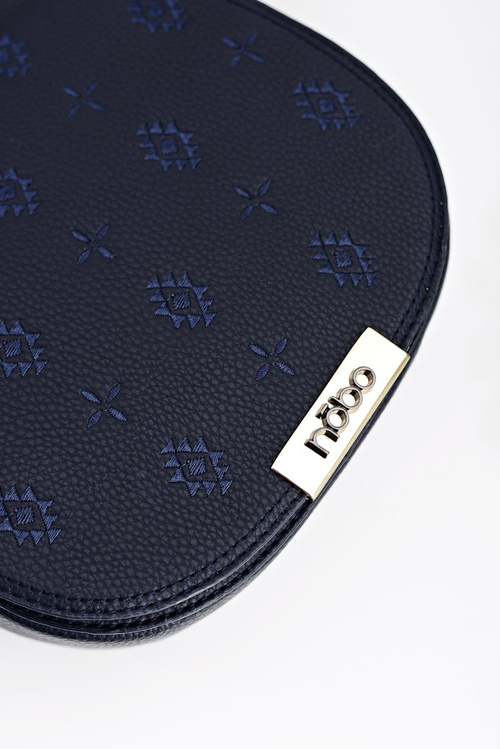 Women's Handbag Navy Blue Letterbox Nobo