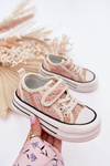 Girls Velcro Sneakers Pink Zelina