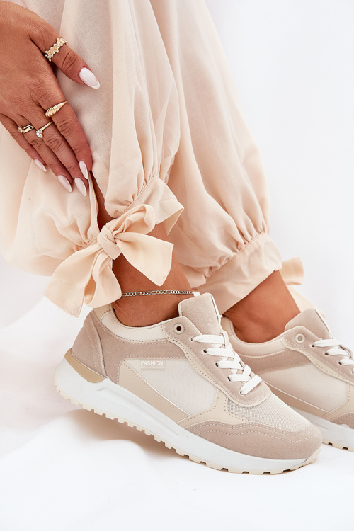 Beige Women's Sports Shoes Laaksona